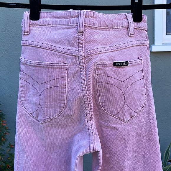 Rolla’s Pink Corduroy Eastcoast Flare ~ High Rise Pants - Picture 9 of 12